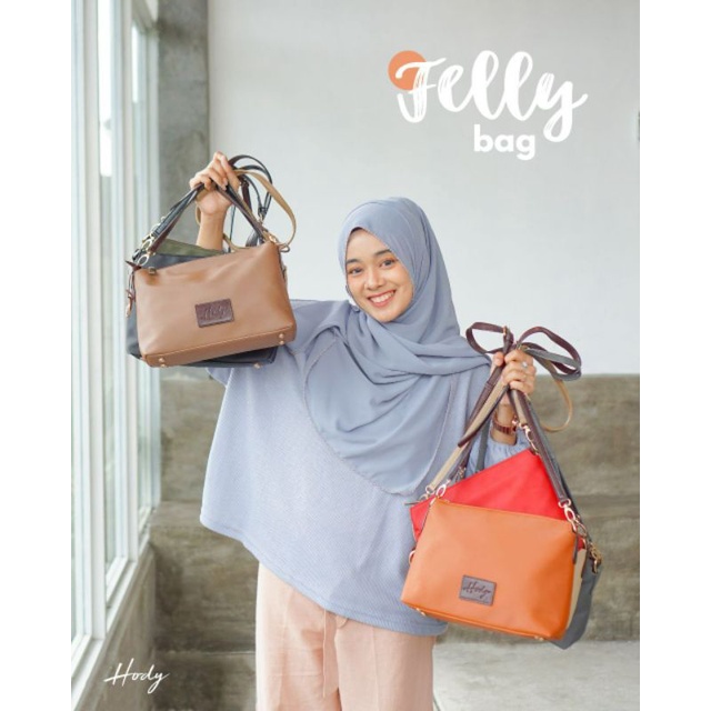 ERSHOP FELLY BAG by HODY GARANSI ORIGINAL TAS SELEMPANG NYLON PREMIUM/TAS SIMPLE WATERPROOF HODY