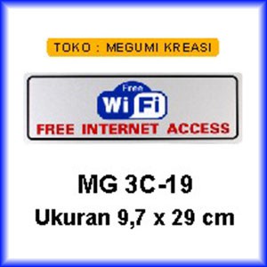

Signage/Label - Free Wifi - 3C-19