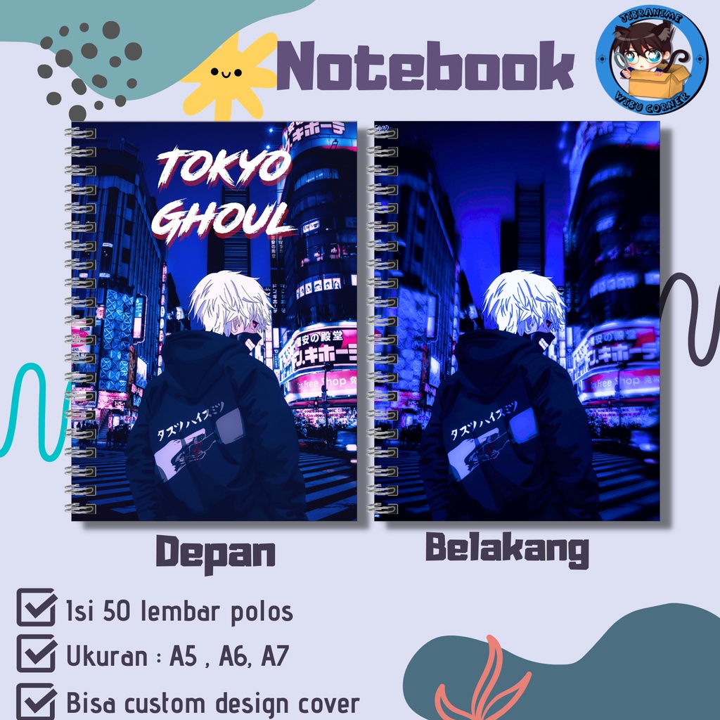 

notebook anime / buku catatan ANIME TOKYO GHOUL KEN KANEKI