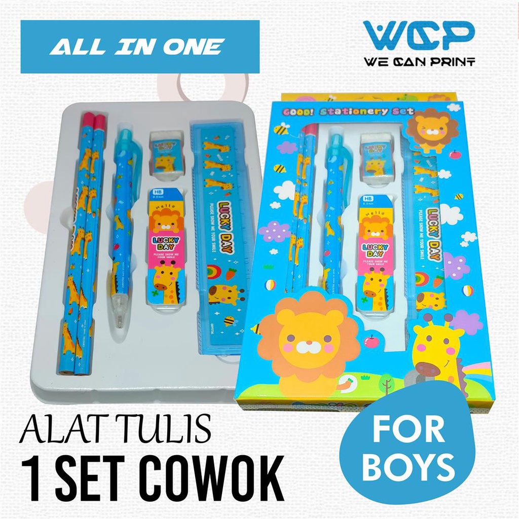 

Paket Alat Tulis / Study Set Pensil Anak Sekolah Unicorn Murah