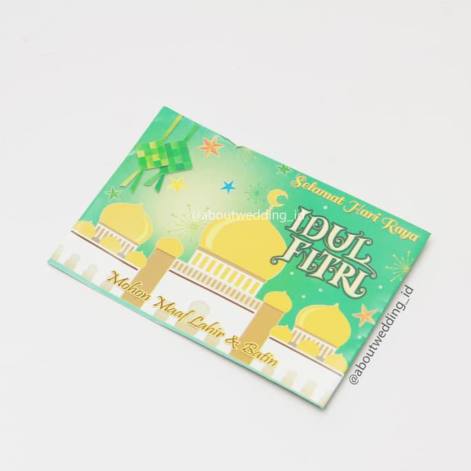 

Kualitas Terbaik Angpao Lebaran Masjid Hijau Isi 10, Amplop Idul Fitri Ied Mubarak
