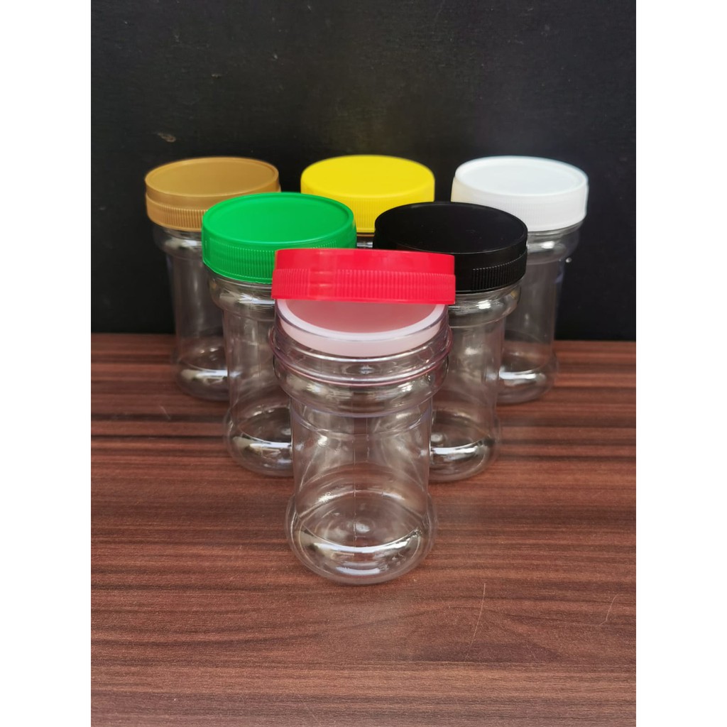 GRATIS PLUG - Toples Plastik 150 ml SLIM / Toples Sambal / Toples Bumbu / Toples Bawang / Toples Selai Toples Jar