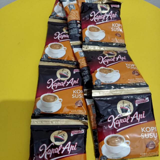 

Kapal api susu per renceng isi 10 pcs
