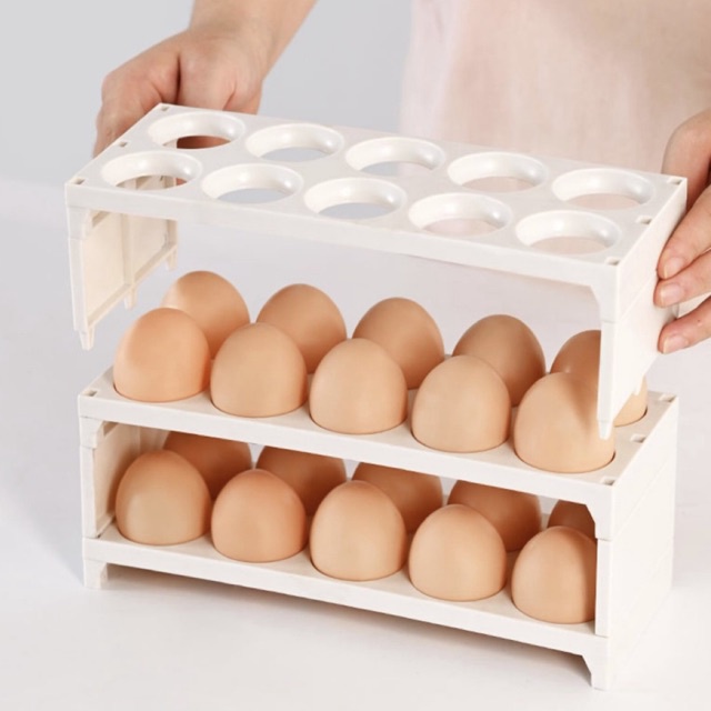 COZYHOUSE TAMAGO Rak Tingkat Penyimpanan Telur / Egg Storage Rack