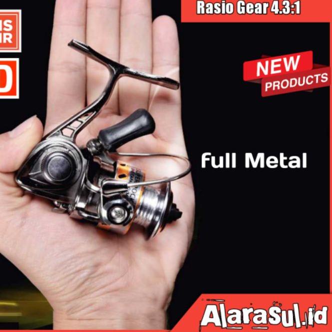 ✫ Reel Pancing Mini Rill Mini Reel Pancing Murah Reel Pancing Mini Spinning 4.3:1 Gear Ratio - MN100