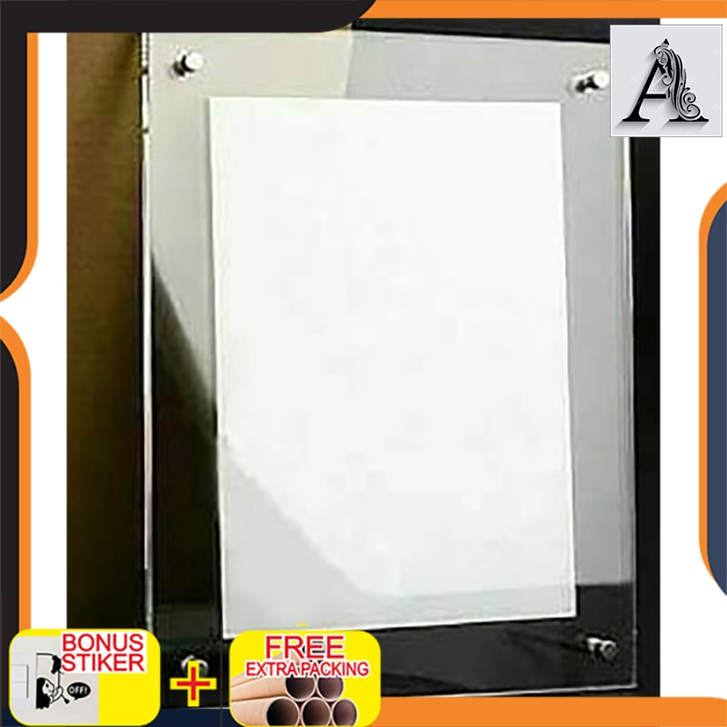

Terlaris Akrilik brosur dinding / 65 x 48 cm (2 + 3mm)