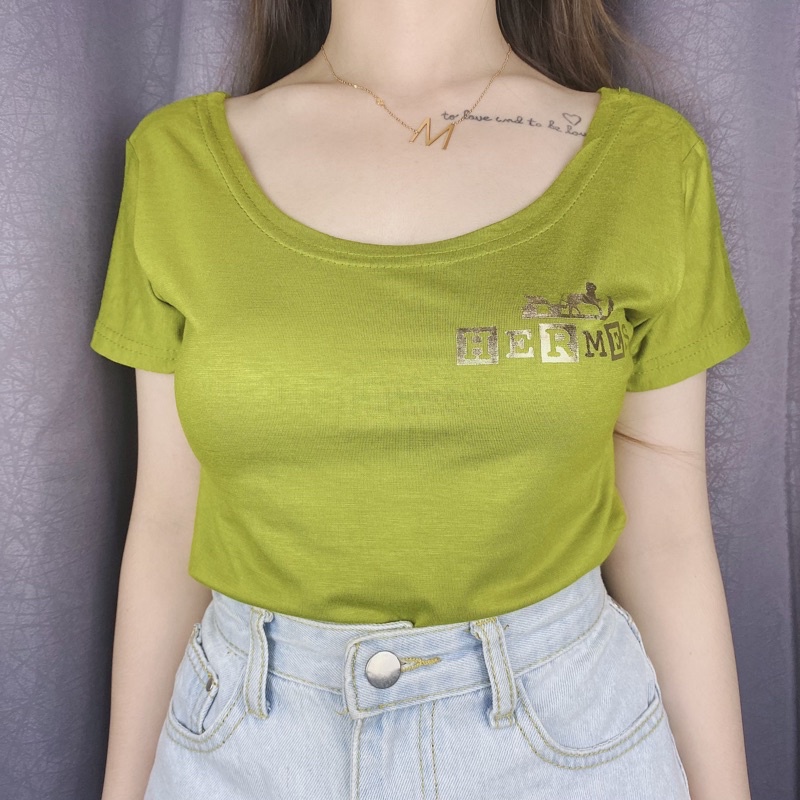 Crop top Hme / Crop top wanita / VIMEL COLLECTION