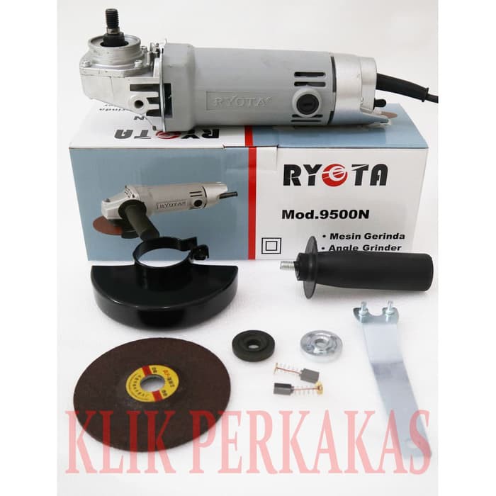 Mesin Gerinda Tangan / Angle Grinder 4 inch RYOTA 9500N