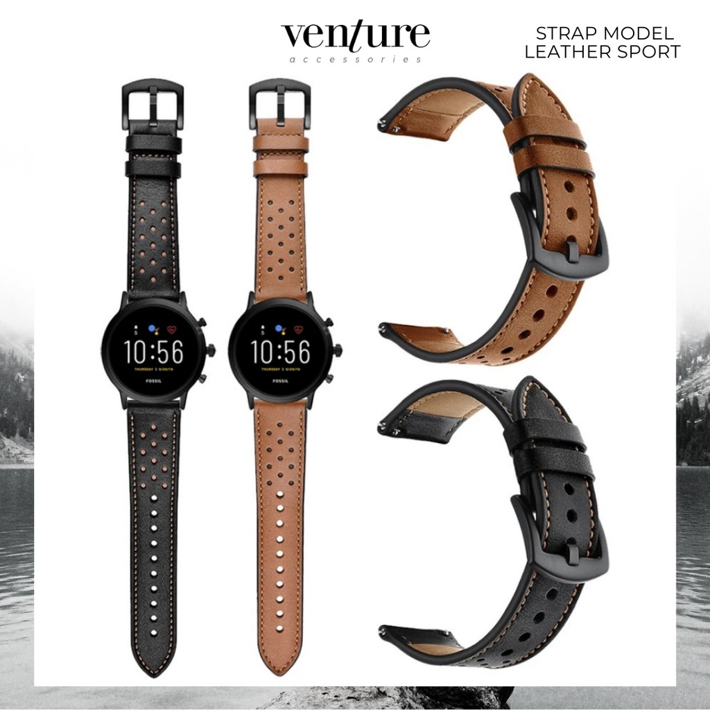 TALI JAM STRAP SMARTWATCH FOSSIL GEN 4 5 22MM MODEL LEATHER SPORT