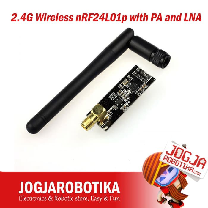 2.4G WIRELESS NRF24L01P WITH WE A-74 PA AND LNA