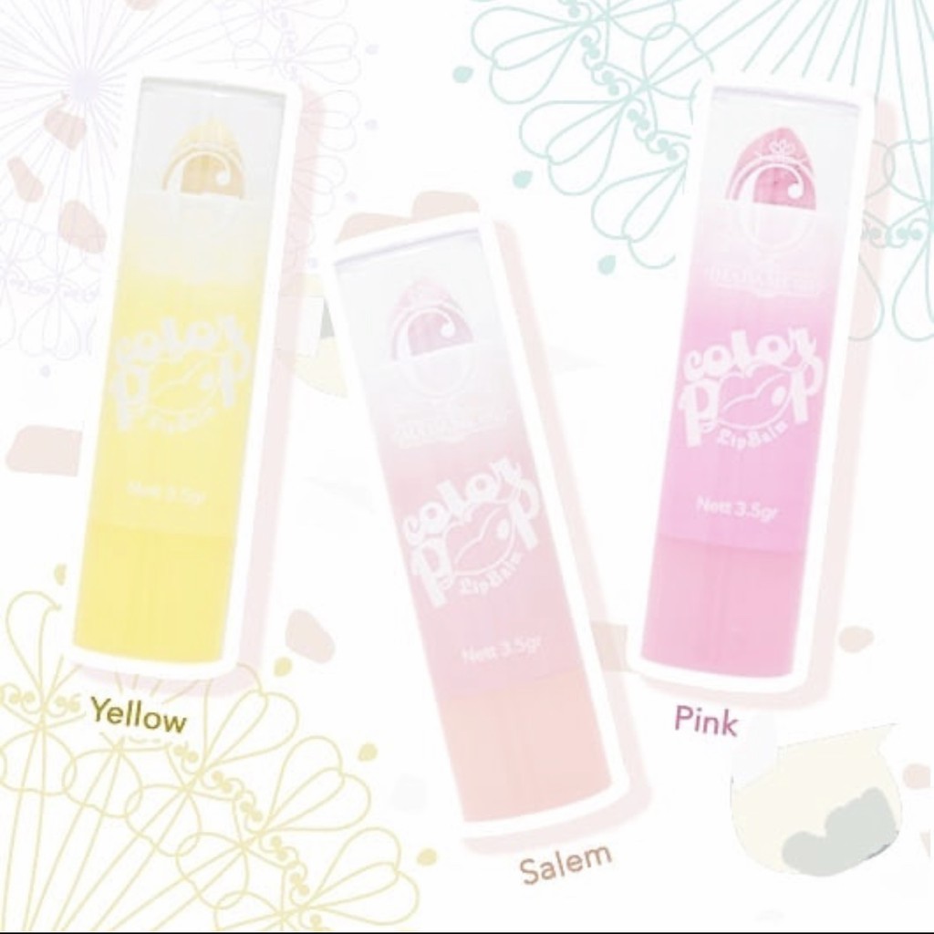 Madame Gie Color Pop Lip Balm Fruity Series Treat Ur Lips