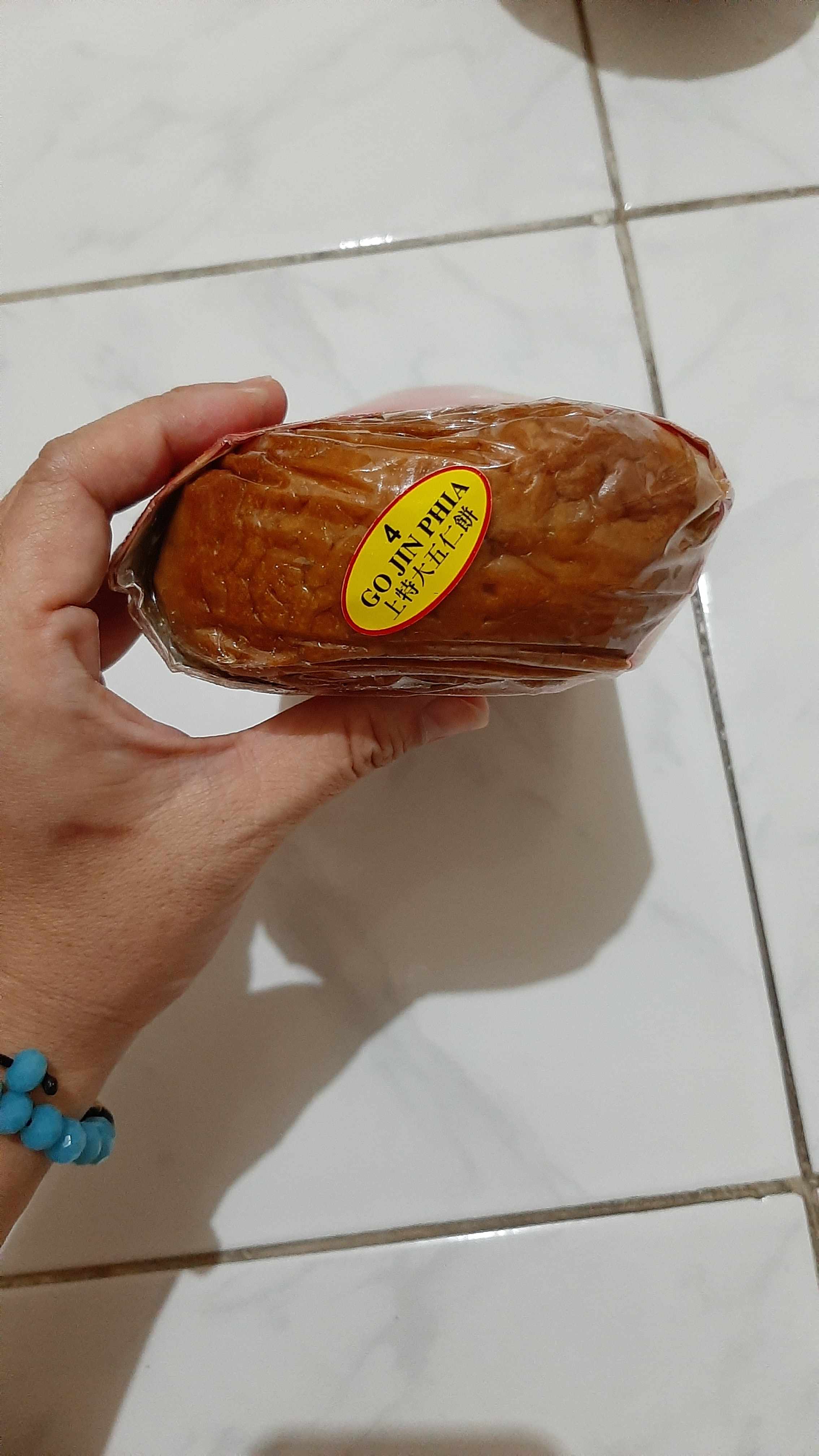 Jiu Pia 4pc Rasa Tausa & Gojin Uk. Jumbo / Mooncake Khas Singkawang / Kalbar