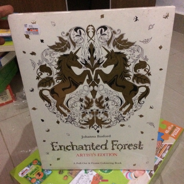 Jual BUKU MEWARNAI IMPORT. ENCHANTED FOREST, ARTISTS EDITION | Shopee ...