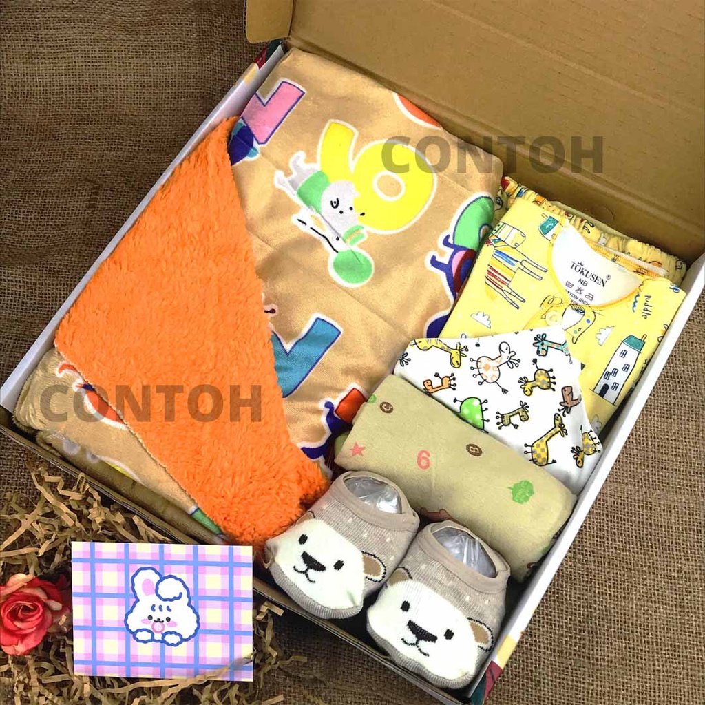 Hampers Baby Signature Gift Set Paket Kado Bayi Baru Lahir