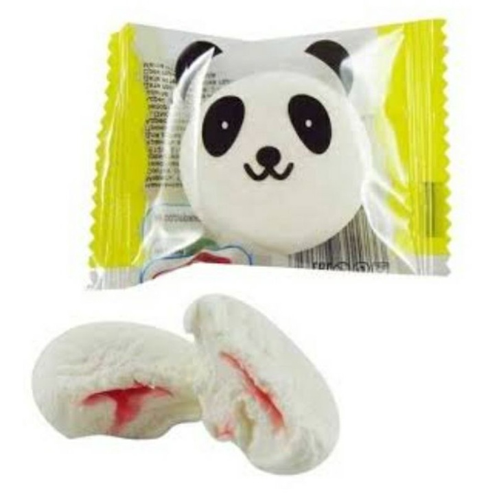 ✔MURAH Marshmallow Panda Isian Selai Strawberry 70pcs ( by Naraya )/ Bekal Sekolah / Marshmellow Lucu / Permen Marshmallow Imut