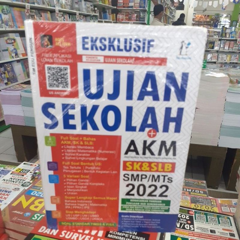 BUKU LATIHAN SOAL PEMBAHASAN ACUAN UJIAN SEKOLAH AKM UNTUK SMP MTS 2021 2022 K13 REV