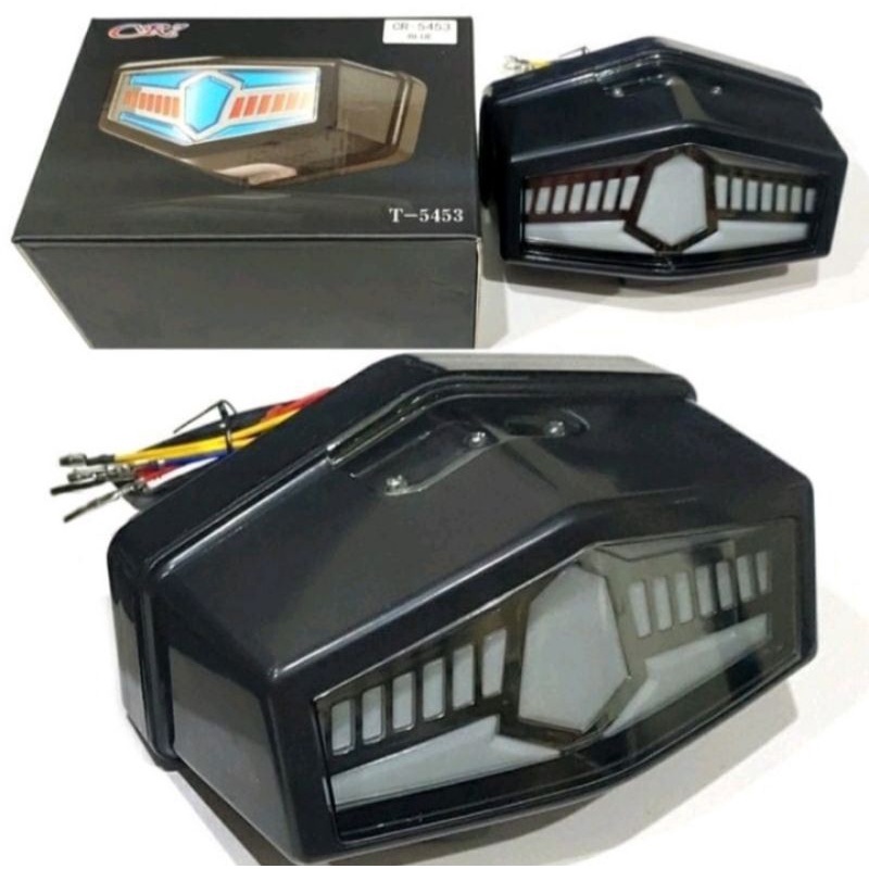 lampu stop rx king new led 3in1 stop lamp led rx king new lampu rem belakang led rx king new