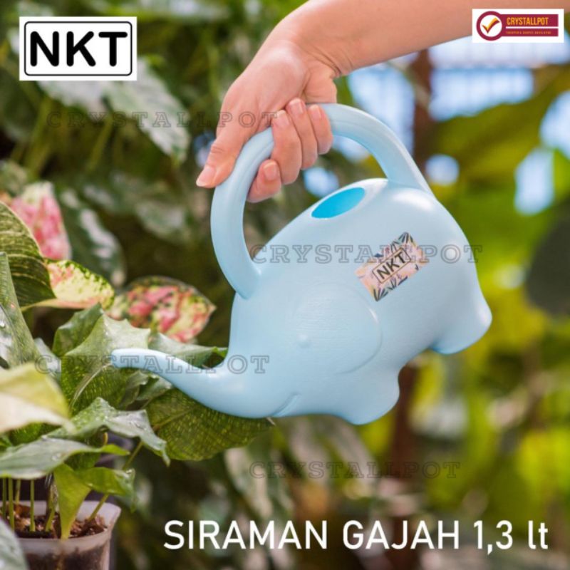 siraman tanaman model gajah NKT 1,3 liter penyiram tanaman - NKT GAJAH