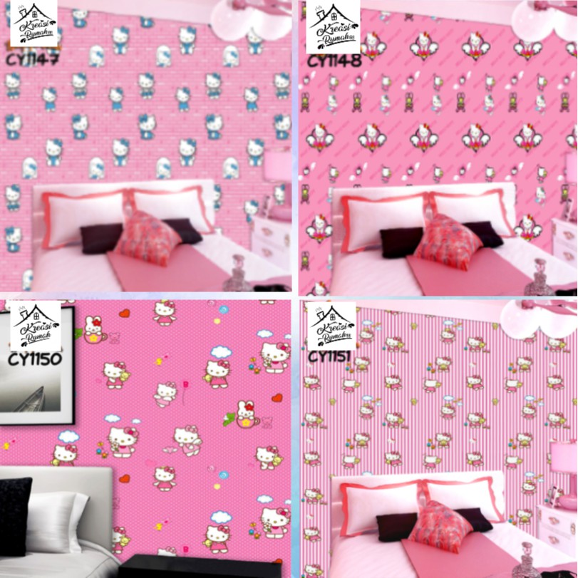 Wallpaper murah Wallpaper Dinding Wallpaper Motif wallstiker Cy ukuran  wallpaper 3D 45cm X 9meter