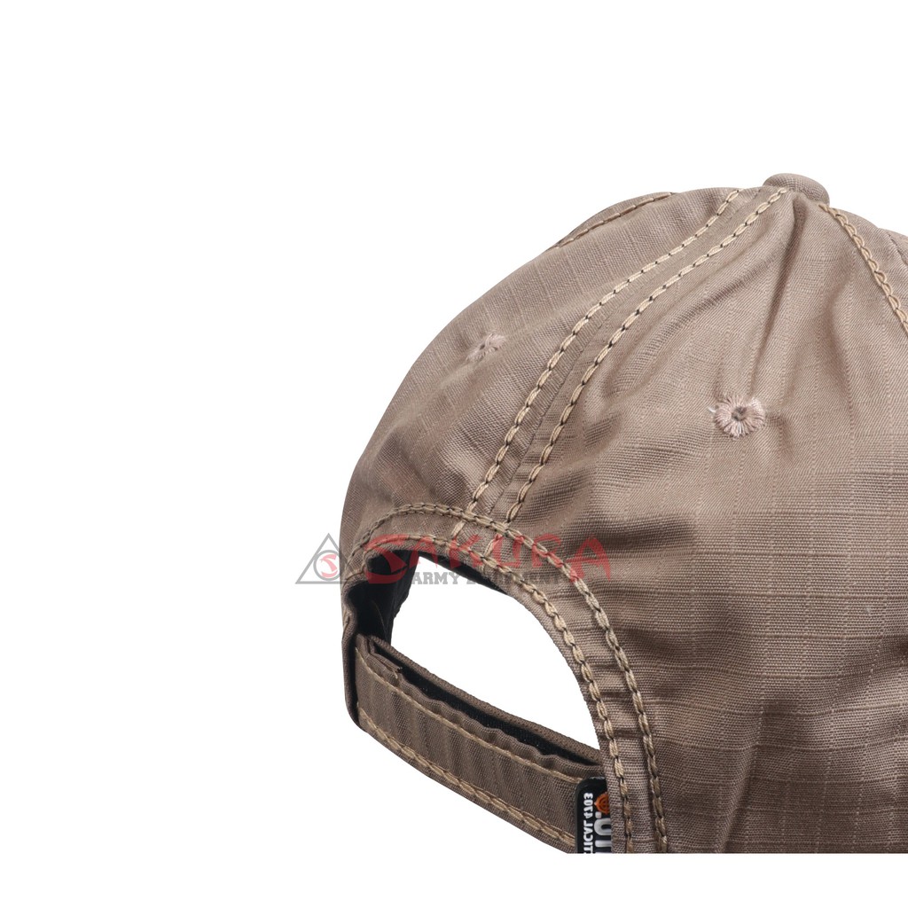 Topi Tactical Velcro Rekat Cream Polos Topi Baseball