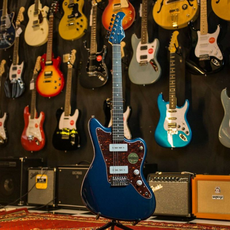 Gitar Elektrik Bacchus Jazzmaster BJM1R BJM 1R DLPB Dark Lake Placid Blue