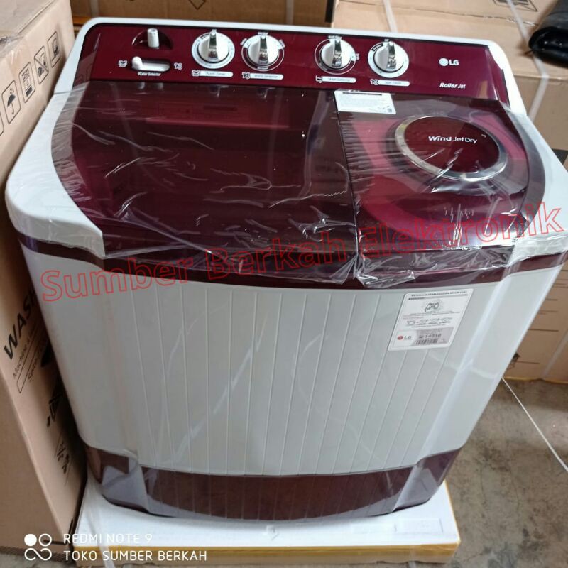 Mesin Cuci LG 9 kg 2 tabung WP 9050 promo 905 Transparan murah 9kg