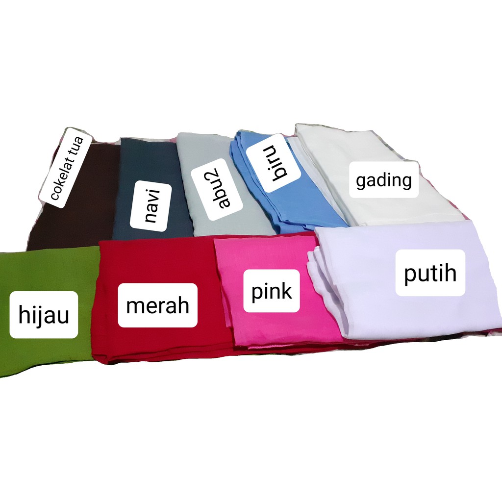 Kerudung segi empat katun paris red rose