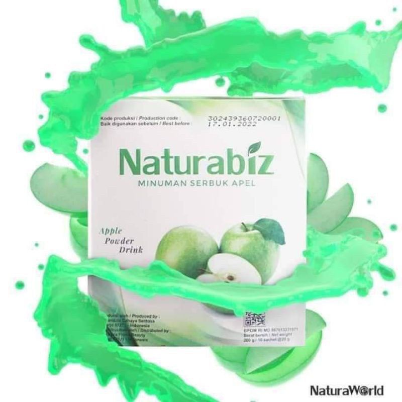 

Naturabiz Minuman serbuk Apel 100% Asli Member Naturaworld