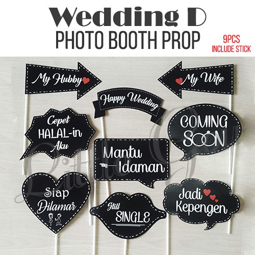 Dapatkan Gambar Wedding D Photobooth Prop Aksesoris Photo Booth Pernikahan Terbaru oleh www.cikimm.com
