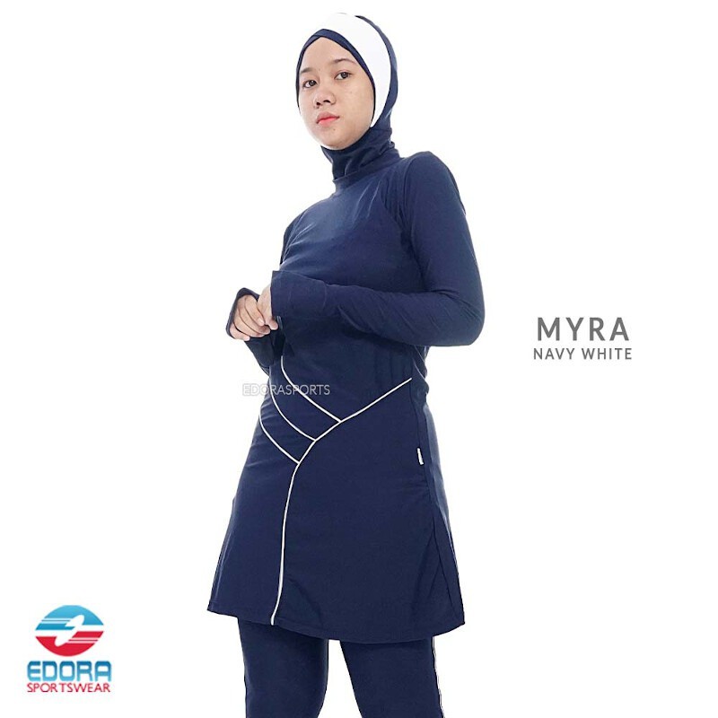 Baju Renang Muslim Wanita Dewasa MYRA MUSLIMAH EDORA ORIGINAL