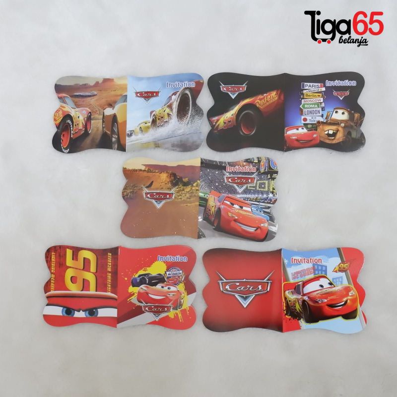 365 Kartu Undangan Anak Invitation Card Karakter Fancy / KARTU UNDANGAN FANCY (30 LBR / PCS)