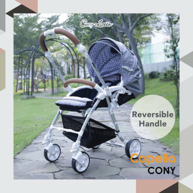 stroller kereta dorong bayi hadap ibu Cocolatte Capella Cony S230