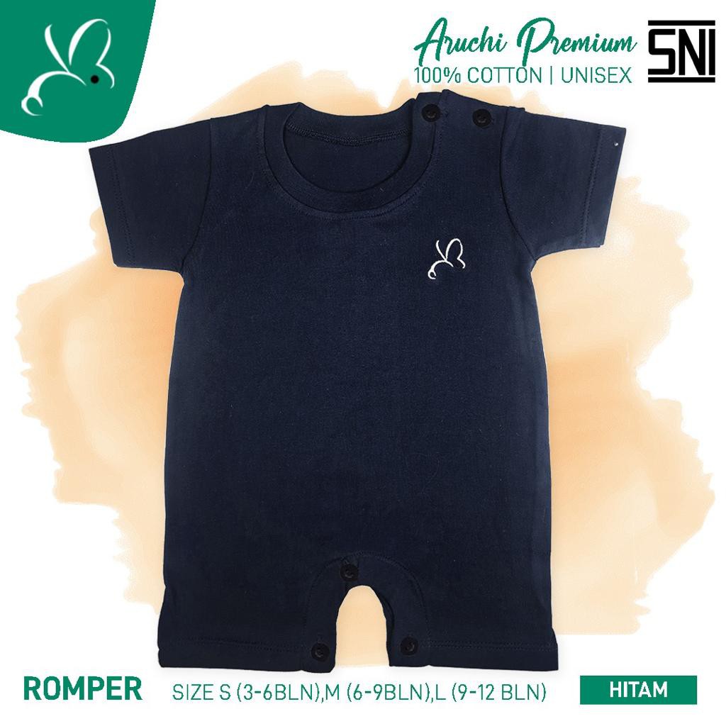 Aruchi PREMIUM romper segiempat Baju anak Baju bayi Romper bayi SNI (3-12 bln) CBKS