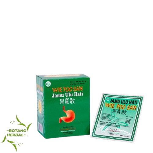 

WIE POO SAN Jamu Ulu Hati | Per Box isi 12 sachet 100% ORI |