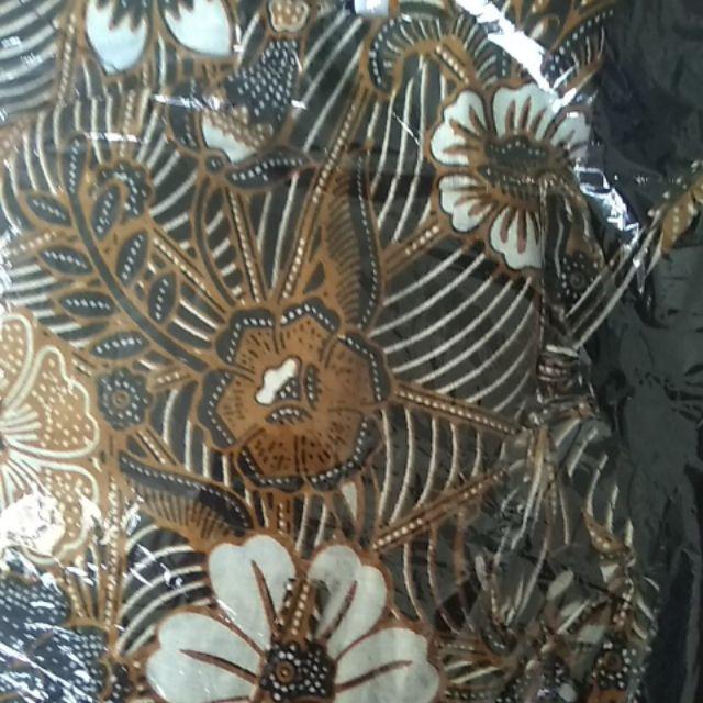 Tey-17 Batik Wanita Asj Sa Hrb026 Kenongo Kemeja Tosca Pendek