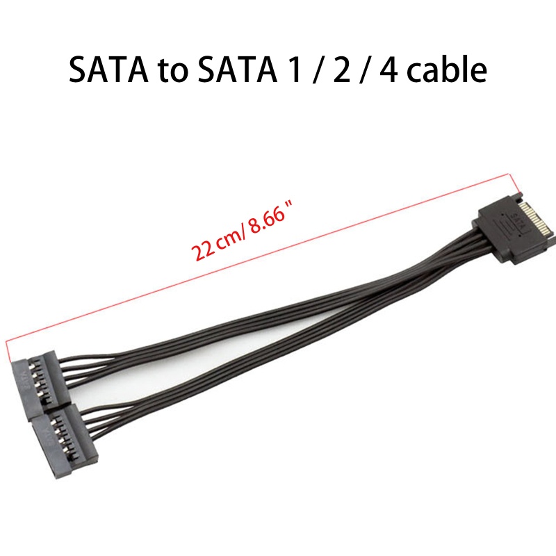 Zzz Kabel Extension Power Sata Ke Sata Panjang 22cm