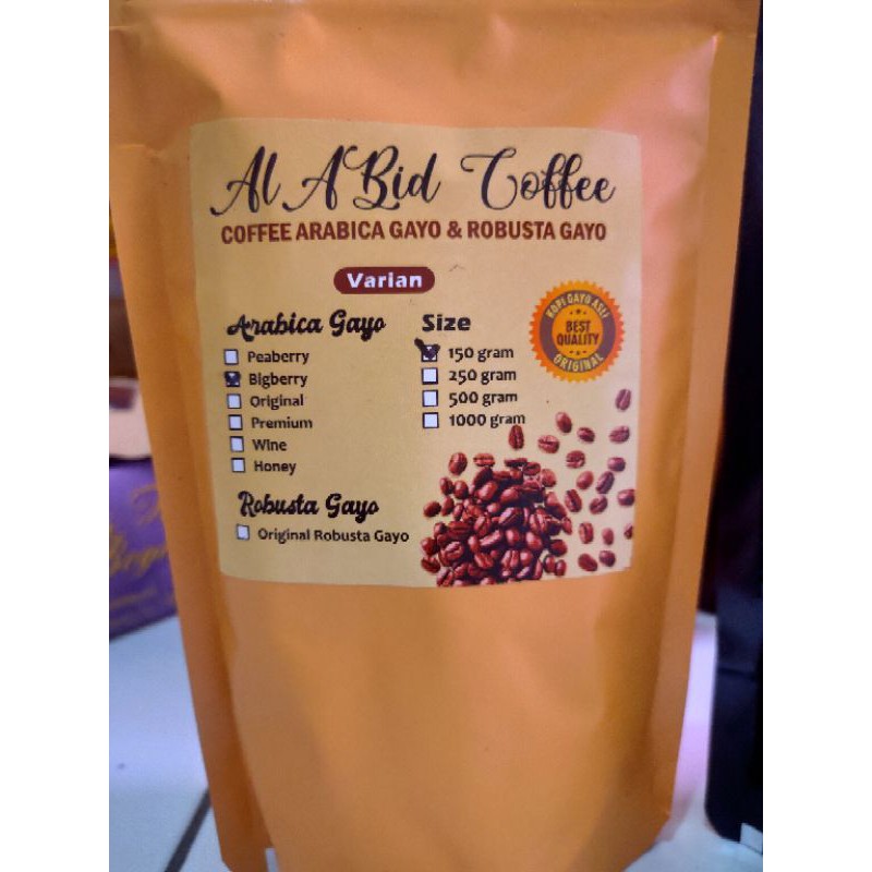 

kopi Gayo arabica al abid