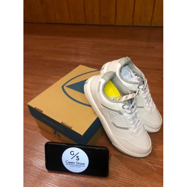 Aerostreet Tokyo Putih Abu BNIB - Sepatu Sneakers Casual