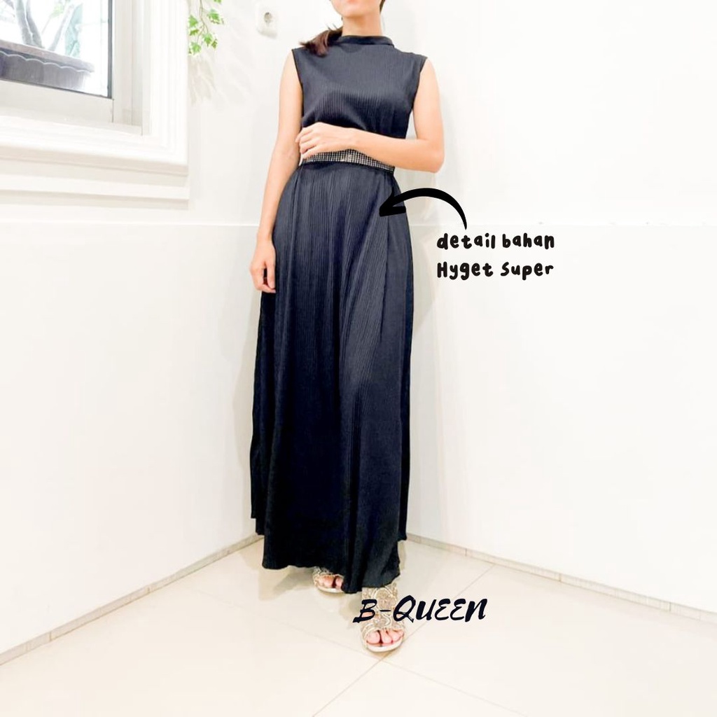 INNER DRESS PLISKET PREMIUM /SLEEVELESS LONG DRESS/INNER PLISKET/ INNER LONG DRESS PLISKET