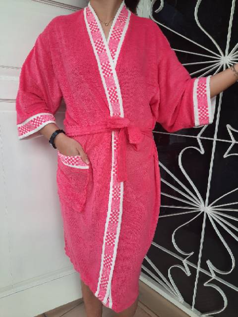 TOTOTAshop.handuk KIMONO dewasa corak cantik2 fit to XL