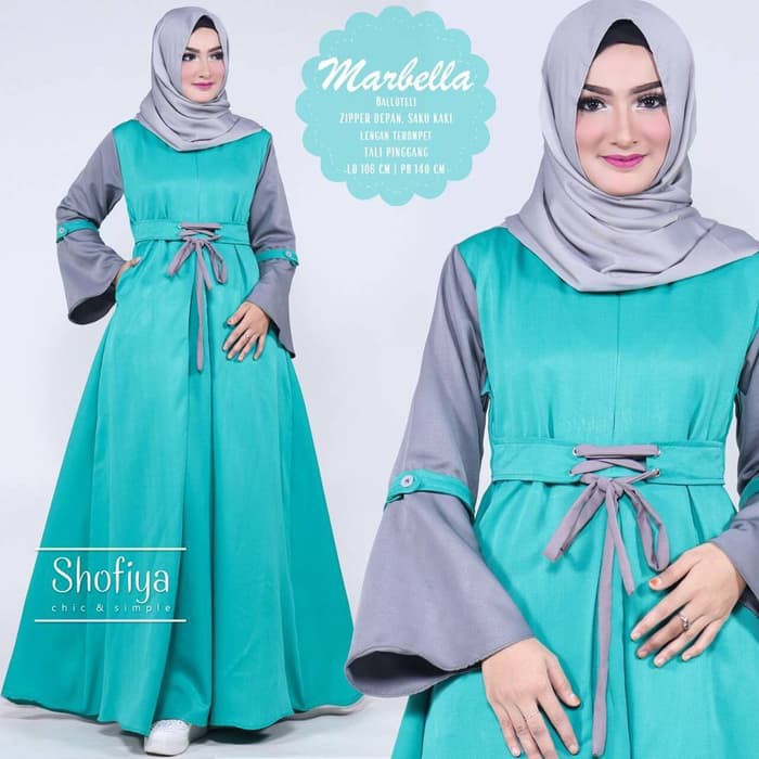 TERMURAH Pakaian Muslim gamis wanita cewe ramadhan lebaran ZANZEA Dress Vintage Asimetris ONeck Leng