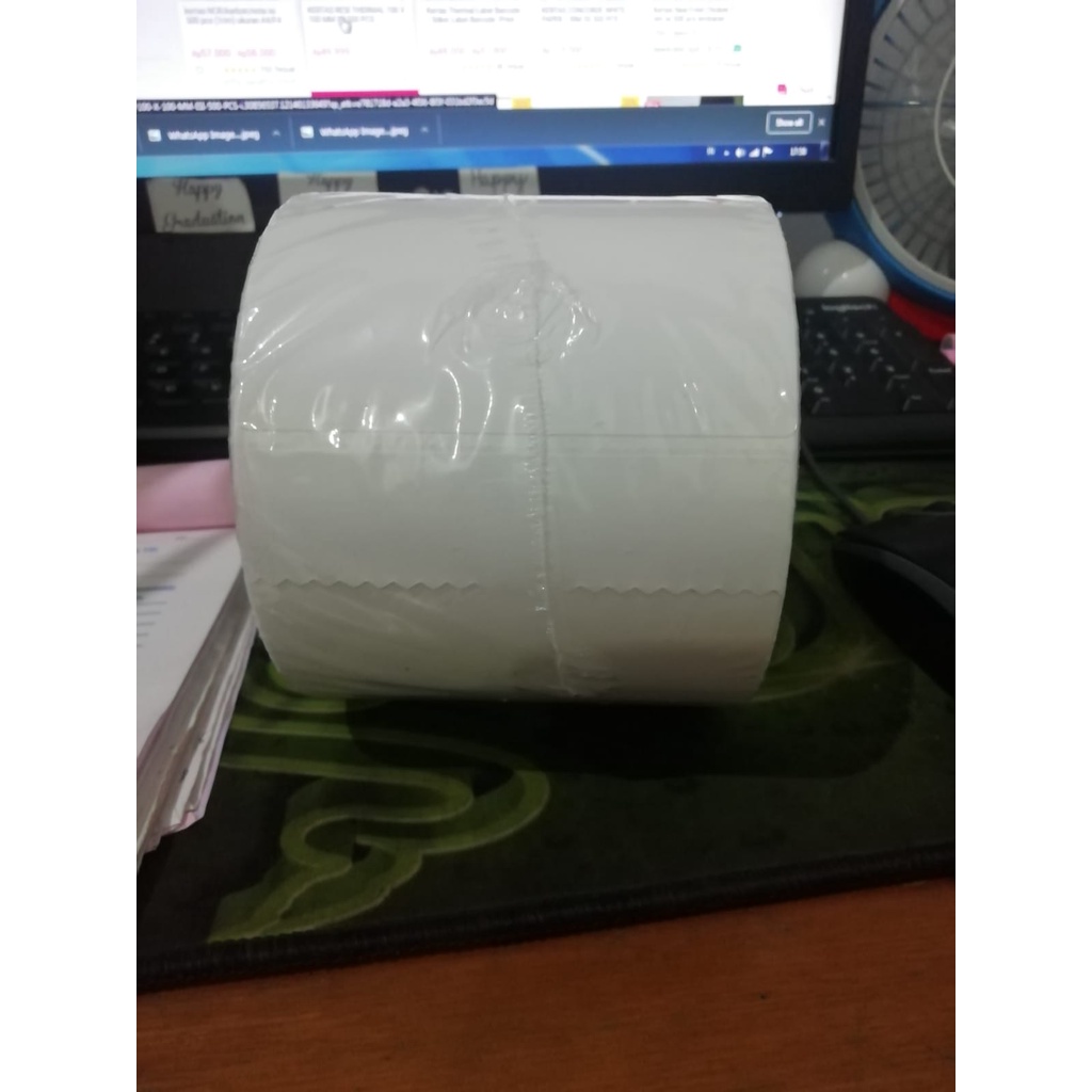 [ JC ] Kertas Thermal Label Barcode 100 x 150 mm ukuran A6 isi 500pcs