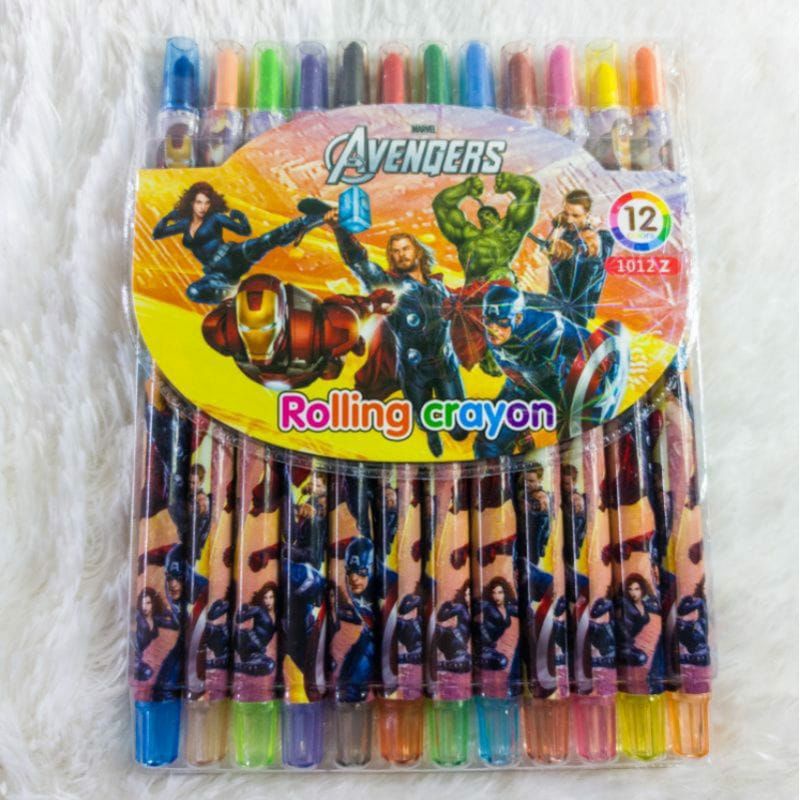 

Krayon putar panjang12 warna / twist crayon fancy oil pastel panjang
