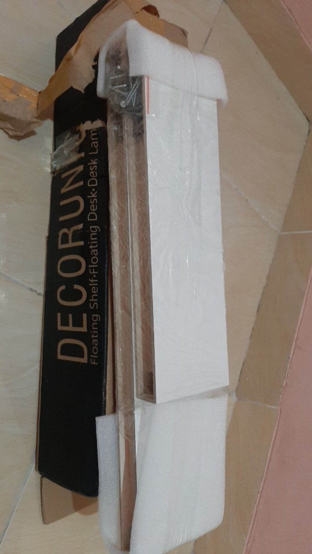 Set Rak Ambalan Dinding Minimalis 2 Pcs Uk. 40,60 Cm