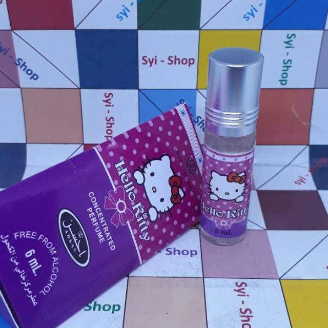 GROSIR Parfum HELLO KITTY By Ahsan Roll On Non Alkohol 6ml