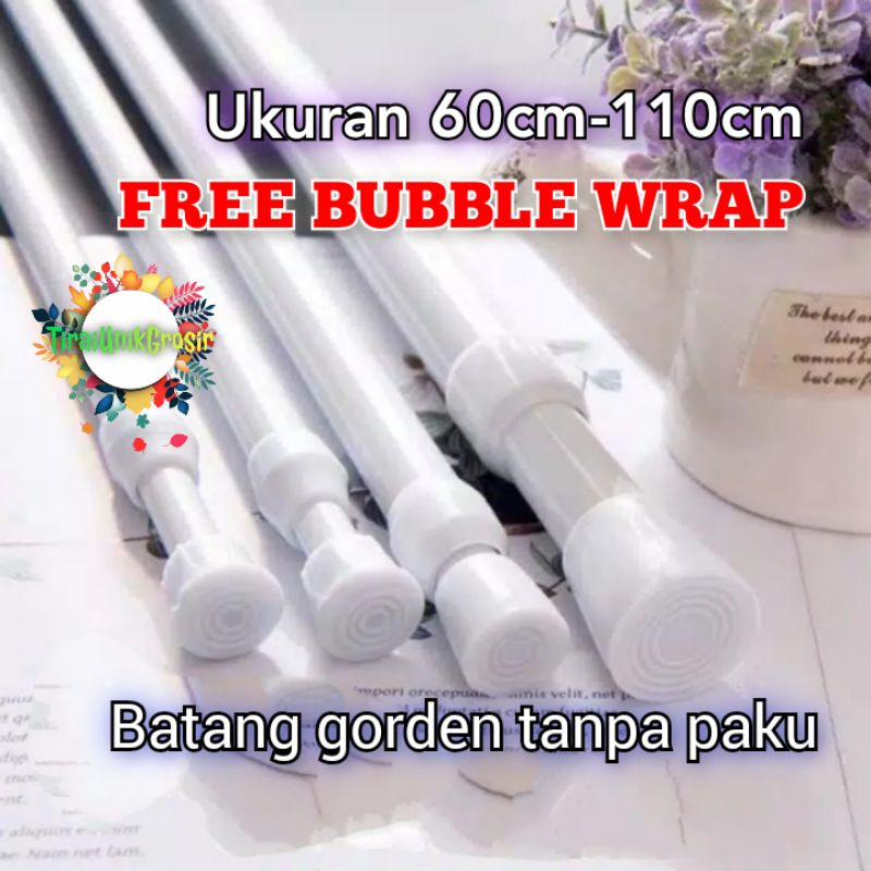 Tiang fleksibel gorden  / tiang gorden / tiang gordyn / batang gorden / gordeng / hordeng