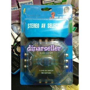 RAYDEN AV SWITCH / SELECTOR 3 INPUT