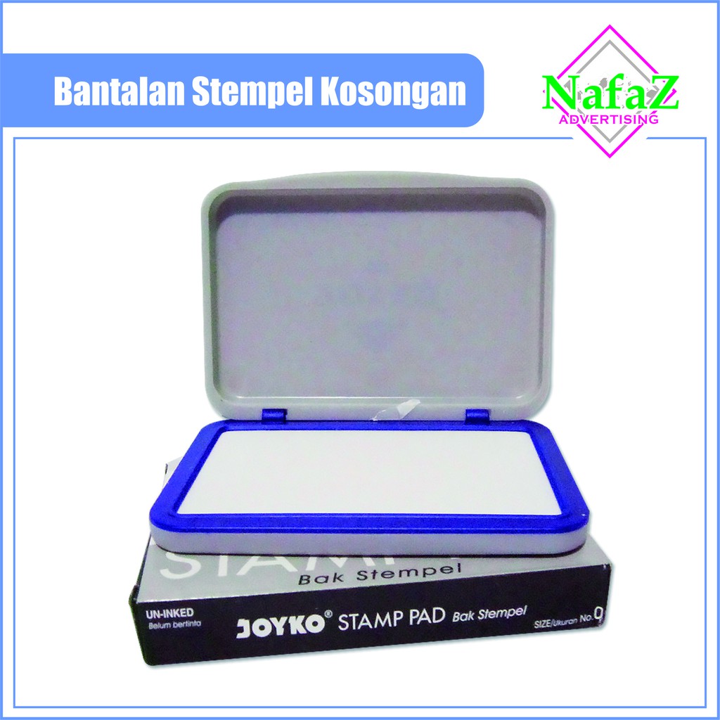 

Bantalan Stempel Kosongan atau belum Ada Tintanya