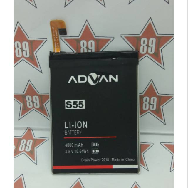 Battery batre Advan S55 soket