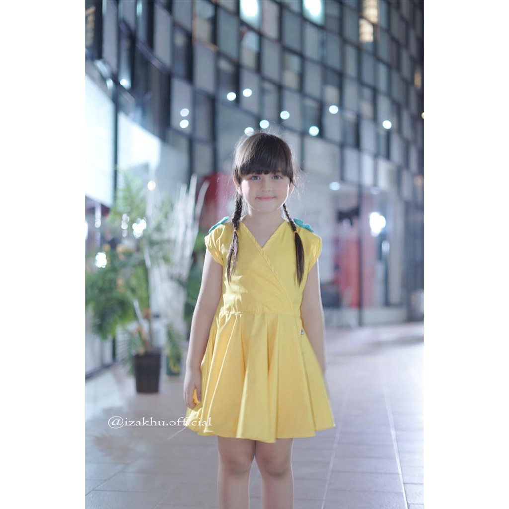 Baju Anak Perempuan Hinata Dress By Izakhu - DRESS ANAK -DRESS PITA